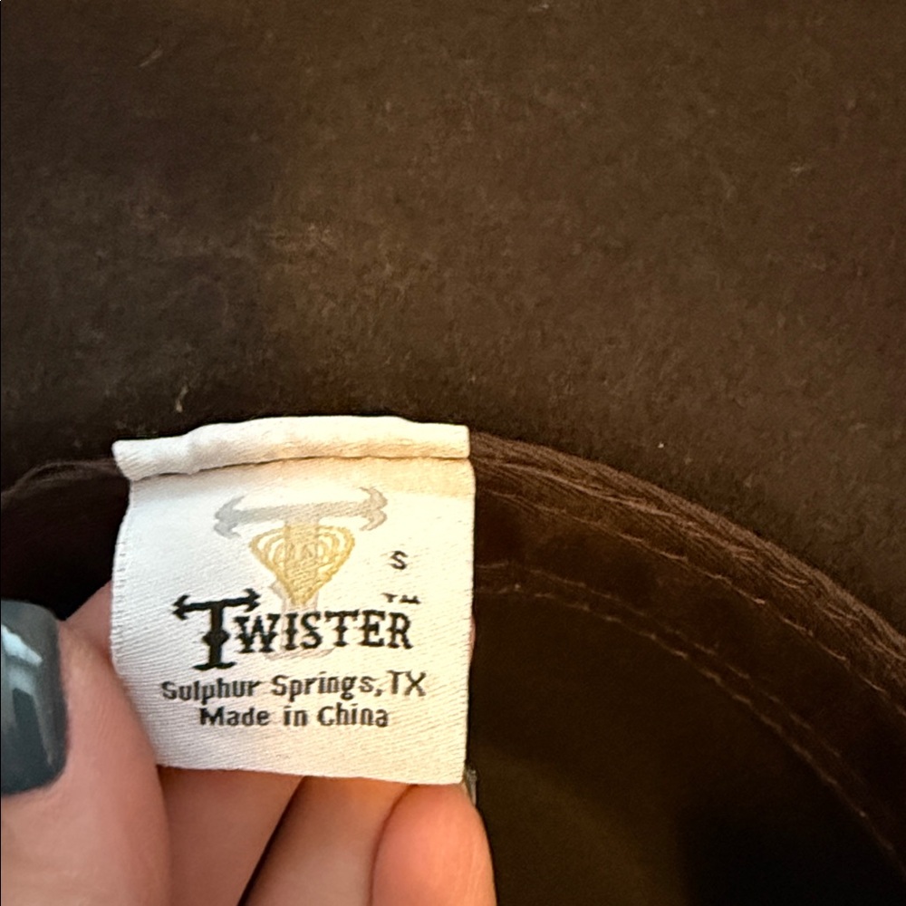 Twister Black Wool Fedora - Picture 4 of 4